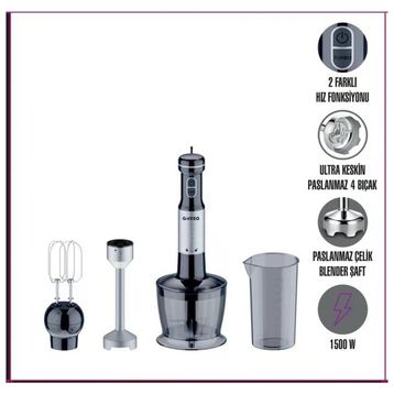 Gosso 2400 Siyah Blender Seti