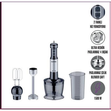 Gosso 2400 Siyah Blender Seti