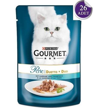 Gourmet 26x85 gr Izgara Ton Balıklı Yetişkin Perle Yaş Kedi Maması