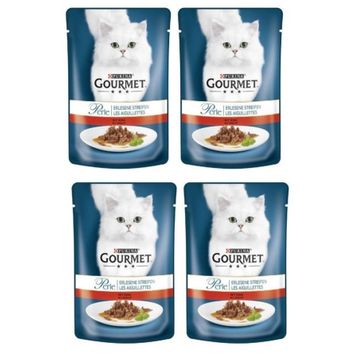 Gourmet 4x85 gr Purina Perle Izgara Sığır Kedi Konservesi