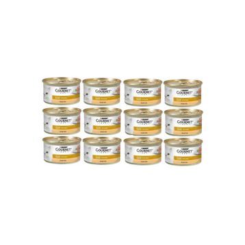 Gourmet Gold Hindi Etli Kıyılmış 85 gr 12 Adet Kedi Konservesi