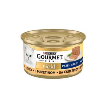 Gourmet Gold Hindi Etli Kıyılmış 85 gr 12 Adet Kedi Konservesi