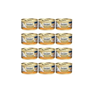 Gourmet Gold Hindi Etli Kıyılmış 85 gr 12 Adet Kedi Konservesi