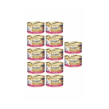 Gourmet Gold Kıyılmış Sığır Eti 85 gr 12 Al 10 Öde Yaş Kedi Maması