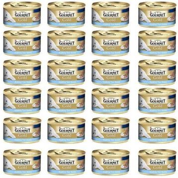 Gourmet Gold Kıyılmış Ton Balıklı Konserve 24x85 gr Yetişkin Kedi Maması