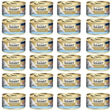 Gourmet Gold Kıyılmış Ton Balıklı Konserve 24x85 gr Yetişkin Kedi Maması