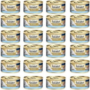 Gourmet Gold Kıyılmış Ton Balıklı Konserve 24x85 gr Yetişkin Kedi Maması