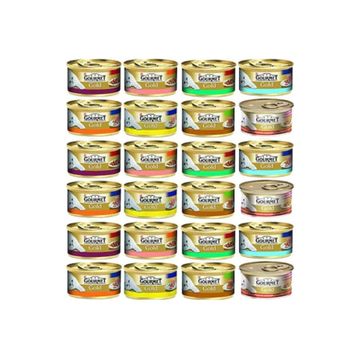 Gourmet Parça Etli Soslu Karışık 24 x 85 gr Kedi Yaş Maması