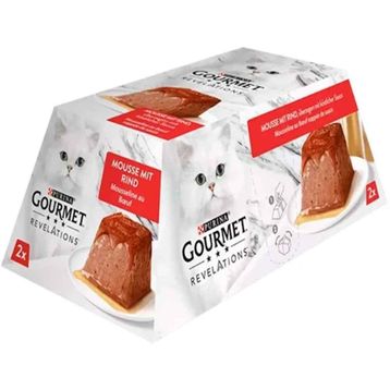 Gourmet Revelations Sığır Etli 2x57 gr Kedi Yaş Maması
