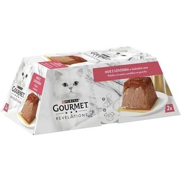 Gourmet Revelations Somonlu 2x57 gr Yaş Kedi Maması