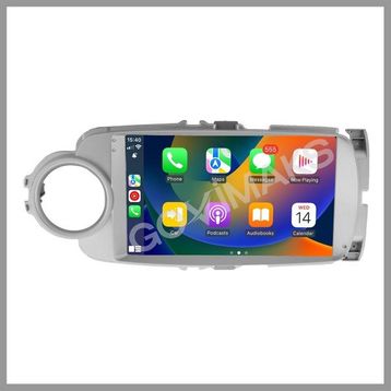 Govimaks Toyota Yaris 2012-2019 Gri 4 GB RAM 64 GB Hafıza Uyumlu Android Multimedia Teyp