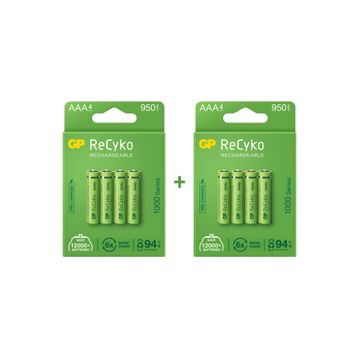GP 1000 Serisi 950 mAh AAA Şarj Edilebilir Pil