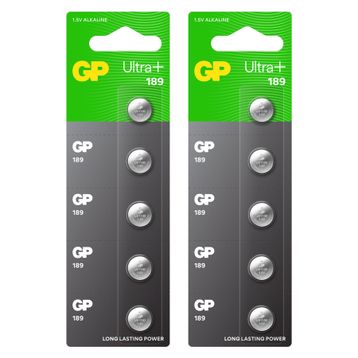 GP 189 LR54 1.5V 10'lu Alkalin Düğme Pil