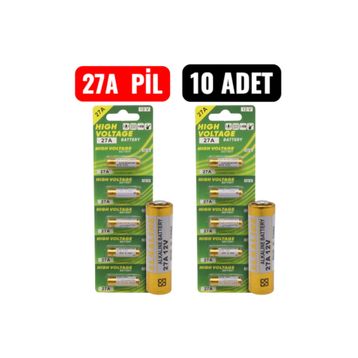 GP 27A 12V 10'lu Alkalin Kumanda Pili