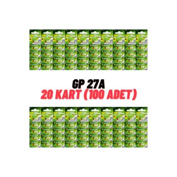GP 27A 12V Alkalin Kumanda Pili