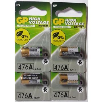 GP 476A 4LR44 6V 4'lü Süper Alkalin Pil