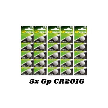GP CR2016 3V 25'li Lityum Düğme Pil