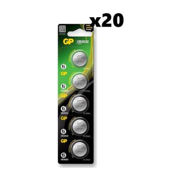 GP CR2032 3V 100'lü Lityum Düğme Pil