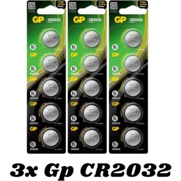 GP CR2032 3V 15'li Lityum Düğme Pil
