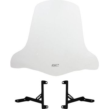 GP Kompozit Scooter Universal Şeffaf 59 cm Elcikli Ön Cam