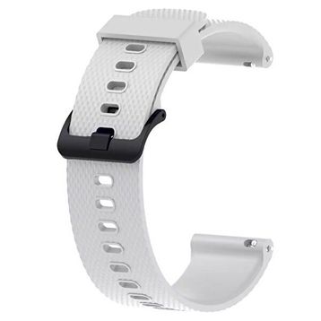 Gpack Amazfit Bip Silikon Kancalı KRD 46 Beyaz Kordon
