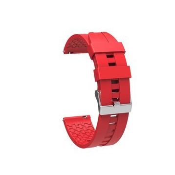 Gpack Amazfit GTR 2E Silikon Kancalı KRD 23 Siyah Kordon