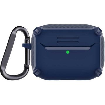Gpack Apple Airpods Pro 2 Sert Armor Karbon Görünüm A26 Lacivert Kılıf