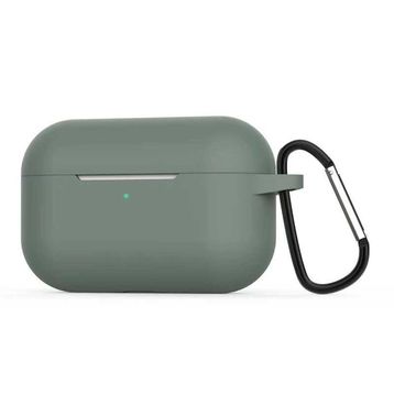 Gpack Apple AirPods Pro Mat Kancalı Silikon A11 Lila Kulaklık Kılıfı