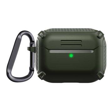 Gpack Apple AirPods Pro Sert Armor Karbon Görünüm A26 Lacivert Kulaklık Kılıfı