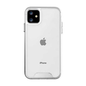 Gpack Apple iPhone 11 Gard Nitro Şeffaf Sert Şeffaf Silikon Kılıf