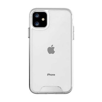 Gpack Apple iPhone 11 Gard Nitro Şeffaf Sert Şeffaf Silikon Kılıf