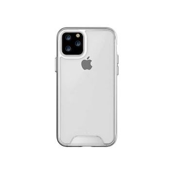 Gpack Apple iPhone 11 Pro Max Gard Nitro Şeffaf Sert Şeffaf Silikon Kılıf