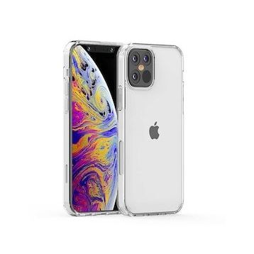 Gpack Apple Iphone 12 Pro Max Coss Şeffaf Sert Kapak Şeffaf Kılıf
