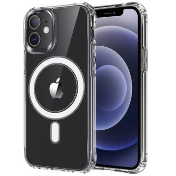 Gpack Apple iPhone 12 Wireless Tacsafe Antishock Ultra Koruma Sert Kapak Renksiz Kılıf
