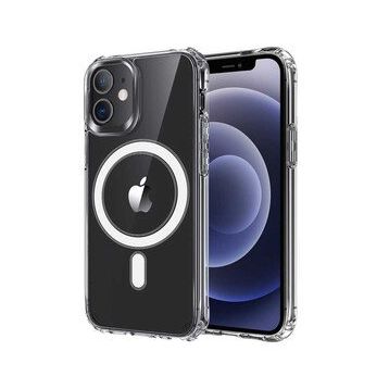 Gpack Apple iPhone 12 Wireless Tacsafe Antishock Ultra Koruma Sert Kapak Renksiz Kılıf