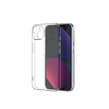 Gpack Apple Iphone 13 Pro Süper Nano Glass Renksiz Kamera Korumalı Silikon Cep Telefonu Kılıfı