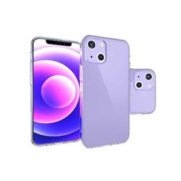 Gpack Apple iPhone 15 Plus Süper Silikon Lüx Korumalı Şeffaf Kılıf