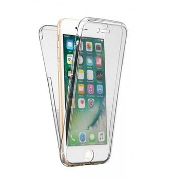 Gpack Apple iPhone 7 Ön Arka Şeffaf Silikon Koruma Kılıf