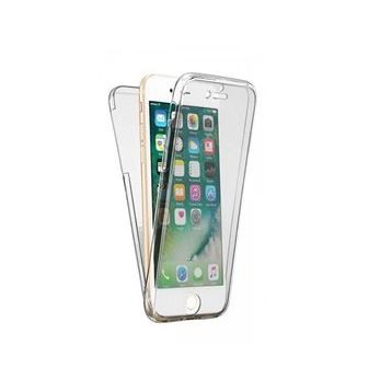 Gpack Apple iPhone 7 Ön Arka Şeffaf Silikon Koruma Kılıf