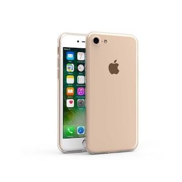 Gpack Apple iPhone SE 2020 Süper Silikon Lux Korumalı Şeffaf Kılıf