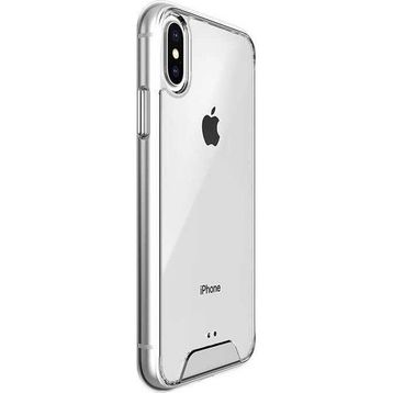 Gpack Apple iPhone XS Gard Nitro Şeffaf Sert Şeffaf Silikon Kılıf