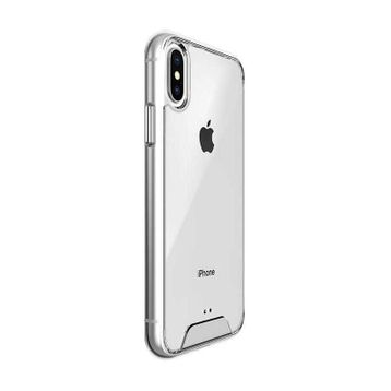 Gpack Apple iPhone XS Gard Nitro Şeffaf Sert Şeffaf Silikon Kılıf