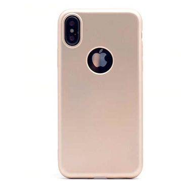 Gpack Apple iPhone Xs Max Gold Premier Esnek Silikon Kılıf
