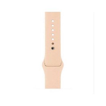Gpack Apple Watch 42 mm Kılıf Silikon Düz Renkli KRD 11 Yeşil Kordon