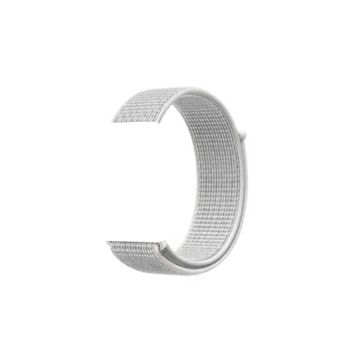 Gpack Apple Watch 44 mm Kılıf Kumaş Cırtcırt Velcro Beyaz Kordon