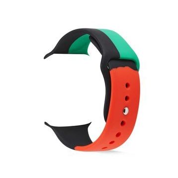 Gpack Apple Watch 6 44 mm Silikon KRD 39 Çok Renkli Kordon