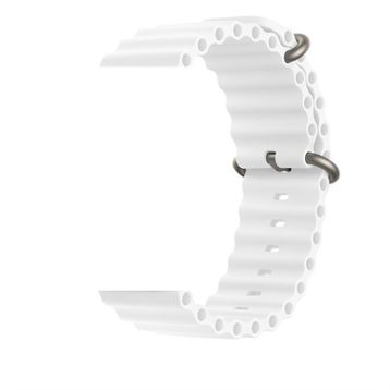 Gpack Apple Watch SE 2 2022 44 mm Yeni Dizayn Silikon Hs05 Kırmızı Kordon