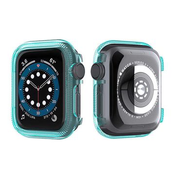 Gpack Apple Watch Se 40 mm Önü Arkası Açık Renkli Silikon Bronz Kordon