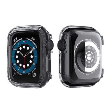 Gpack Apple Watch Se 40 mm Önü Arkası Açık Renkli Silikon Bronz Kordon