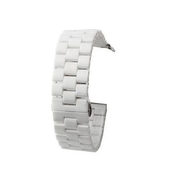 Gpack Apple Watch SE 40 mm Parlak Seramik Kaplama Metal ZR Siyah Kordon